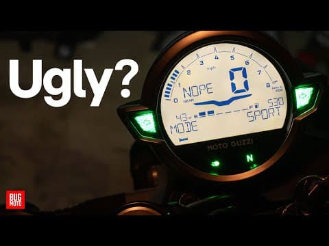 This Motorcycle Speedo Is Italian Artistry, Sorta