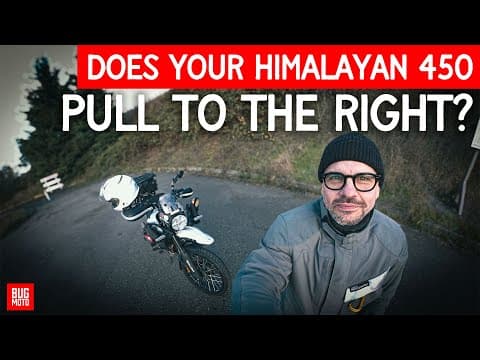 If Your Royal Enfield Himalayan 450 Pulls To The Right, Watch This Video!